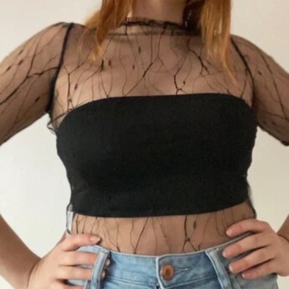 ⭐️ Sexy Transparent Fun Design Mesh Layering - Picture 11 of 11